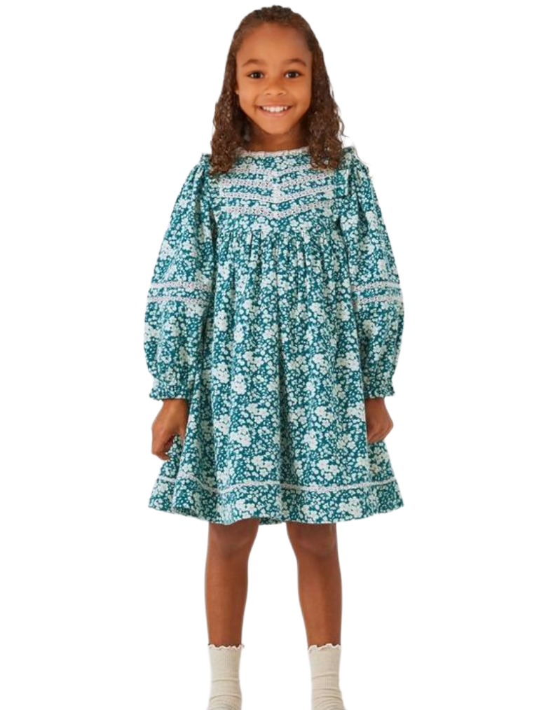 John Lewis Girl's Heirloom Collection Ditsy Floral Long Sleeve Dress i –  Uniq Wear