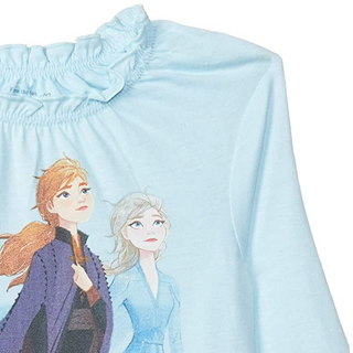 Marks & Spencer Girl's Disney Frozen II Sisters Forever Pyjama Set in Blue
