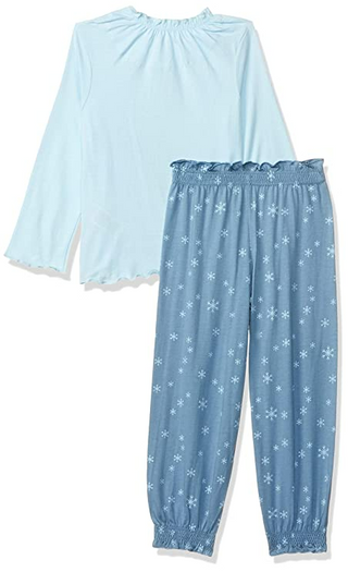 Marks & Spencer Girl's Disney Frozen II Sisters Forever Pyjama Set in Blue