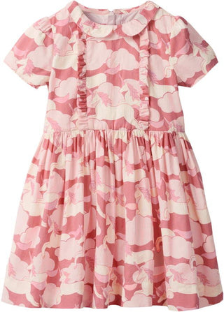 Mini Boden Girl's Nostalgic Unicron Print Dress in Pink