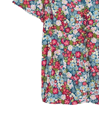 Women's Short Sleeve Mrs Treloar Shirt in Multi Flowery Painting