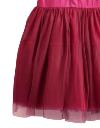 Mini Boden Girl's Frilly Tulle Dress in Red