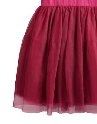Mini Boden Girl's Frilly Tulle Dress in Red