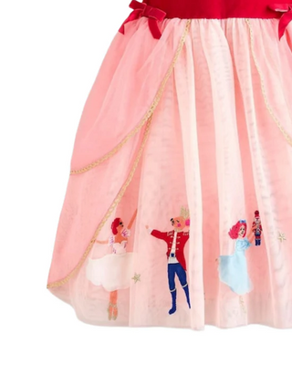 Mini Boden Girl's Christmas Nutcracker Applique Dress (Imperfect)