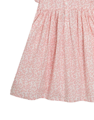 JOJO Maman Girl’s Baby Ditsy Floral Smocked Woven Dress in Pink Ditsy