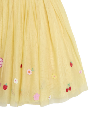 JOJO Maman Girl's Baby Peppa Pig Tulle Party Dress in Yellow