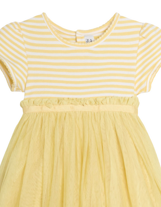 JOJO Maman Girl's Baby Peppa Pig Tulle Party Dress in Yellow