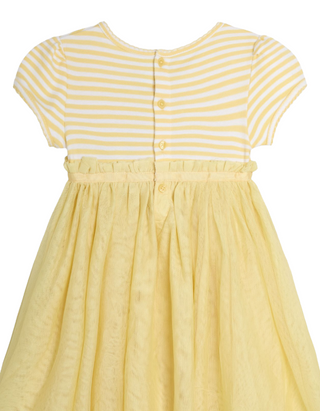 JOJO Maman Girl's Baby Peppa Pig Tulle Party Dress in Yellow