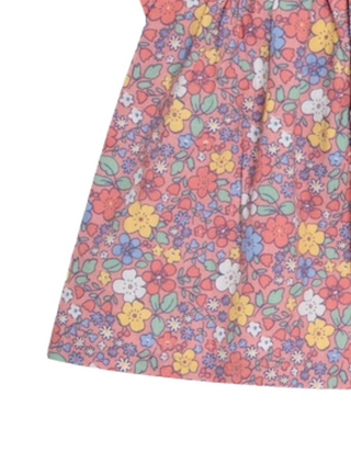 JoJo Maman Girl’s Babe Floral Bunny Applique Blouse in Pink