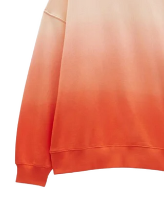 Women's Long Sleeve Ombre Quaden Oversized Sweatshirt in Peach Quartz