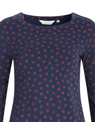 Women's Colour Scheme Top in Inked Spot Magpie