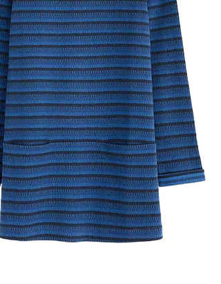 Women's Mawgan Porth Jacquard Jersey Tunic in Chesten Blue Marine