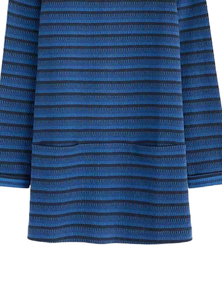 Women's Mawgan Porth Jacquard Jersey Tunic in Chesten Blue Marine