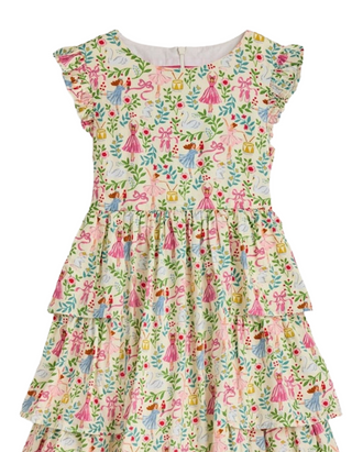 Mini Boden Girl's Short Sleeve Heritage Party Dress in Ivory Multi – Uniq  Wear