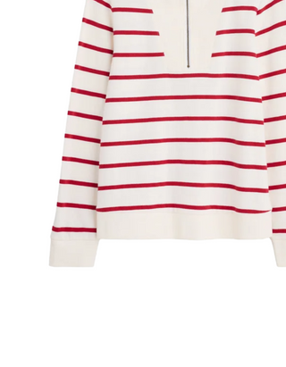 Women's Tideline Collared Sweatshirt in Amaranthe Chalk Rudder