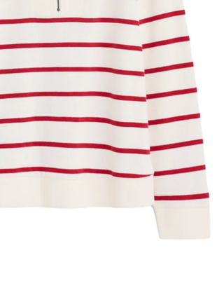 Women's Tideline Collared Sweatshirt in Amaranthe Chalk Rudder