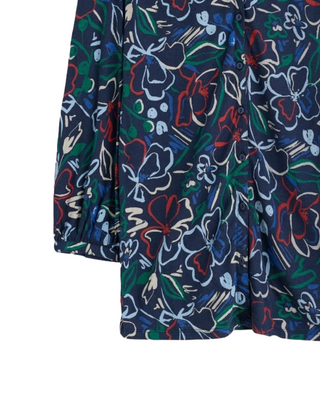 Women's Embrace 3/4 Sleeve Jersey Shirt in Painters Garden Mix