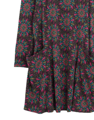 Women's Sea Oak Dress in Frost Flower Onyx