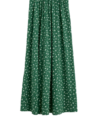 Women's Chateaux Half Sleeve Maxi Jersey Dress in Bud Flower Dark Forage