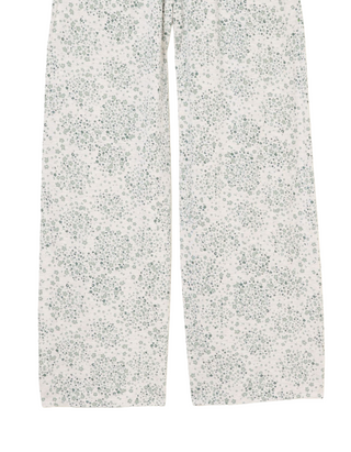 Womens Lola Floral Jersey Pyjama Bottoms in Grey