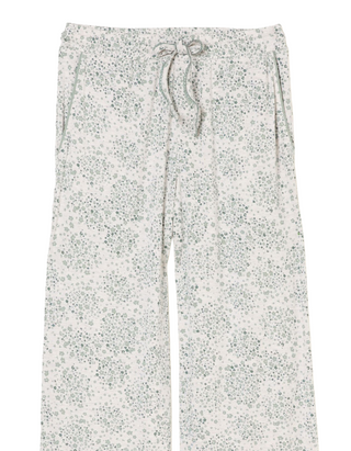 Womens Lola Floral Jersey Pyjama Bottoms in Grey