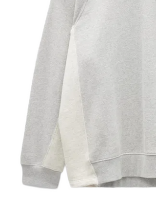 Women's Neriah Oversized Colour Block Sweatshirt in Grey