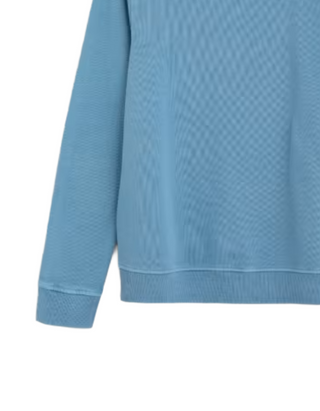 Women's Hawkmoth Organic Cotton Sweatshirt in Blue Saltwater