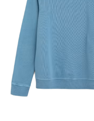 Women's Hawkmoth Organic Cotton Sweatshirt in Blue Saltwater