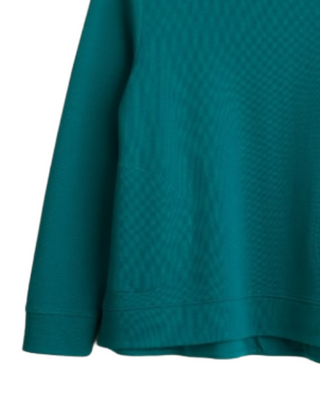 Women's Meadowside Organic Cotton Sweatshirt With Pockets in Green