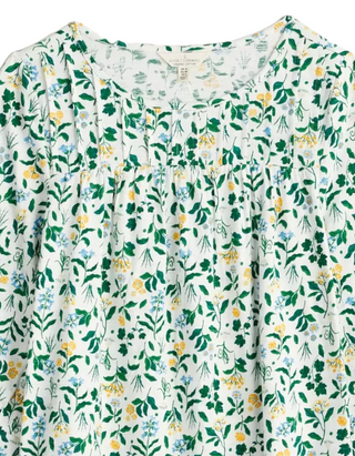 Women's Stenalees Gathered Top in White Fresh Blooms Chal