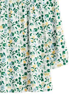 Women's Stenalees Gathered Top in White Fresh Blooms Chal