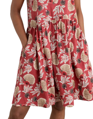 Women's Sea Mirror Jersey Dress In Dahila Bloom