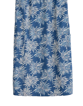 Women's River Cove Shift Dress in Sea Flower Dark Blue