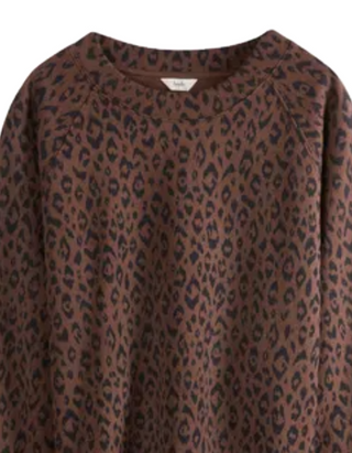 Women's Juniper Raglan Side Zip Sweatshirt in Brown