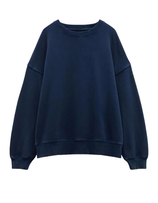 Women's Quaden Oversized Sweatshirt in Midnight Navy