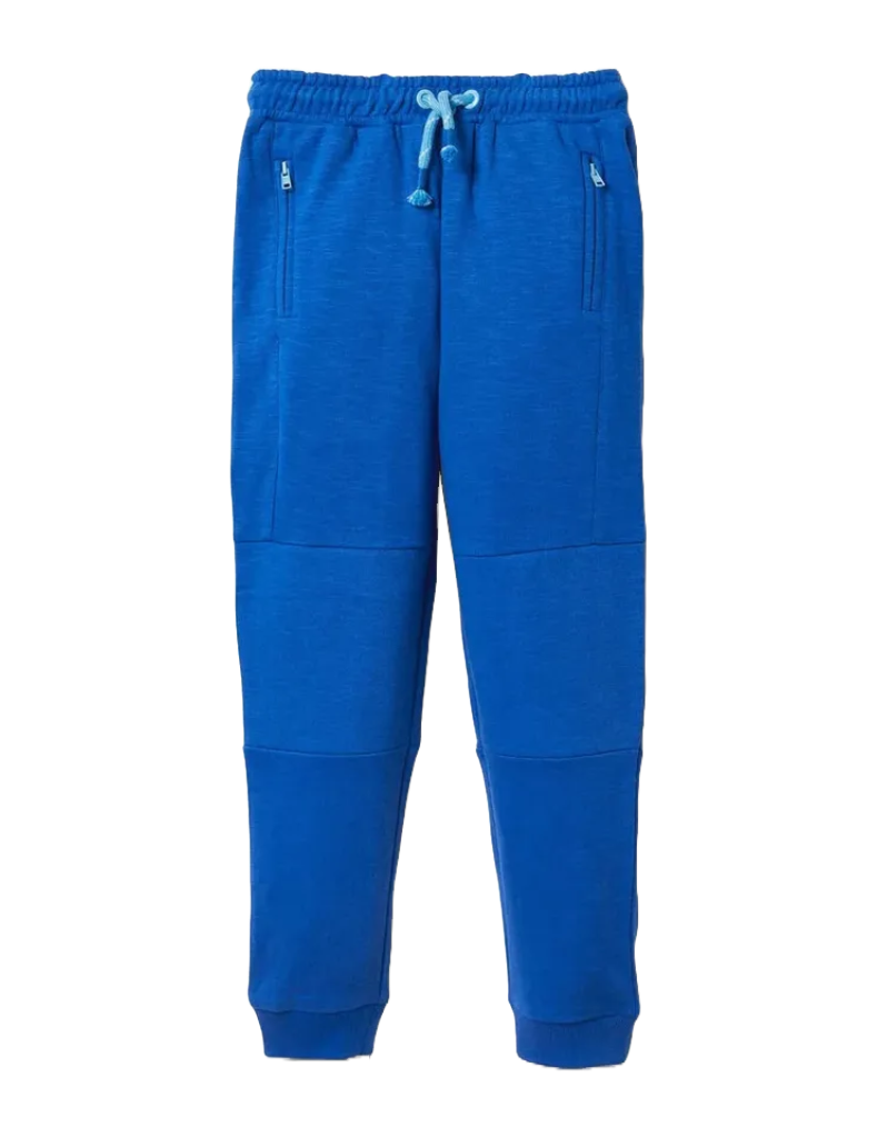 Mini Boden Boy s Full Length Warrior Knee Joggers in Brilliant Blue Uniq Wear