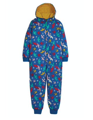 Frugi Kids Snuggle Suit in Rainbow Flight Frugi