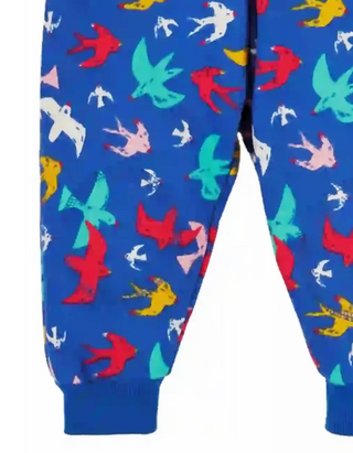 Frugi Kids Printed Crawlers Joggers in Rainbow Birds Flight (Copy)