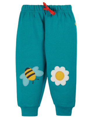 Frugi Kids Character Crawlers Joggers in Bees Knees