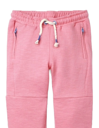 Mini Boden Kids Full Length Warrior Knee Joggers in Pink