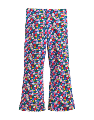 Mini Boden Printed Kick Flare Leggings in Multi Rainbow Floral