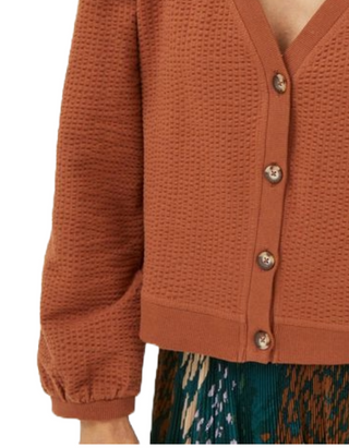 Women's Charlotte Cardigan in Chestnbrn