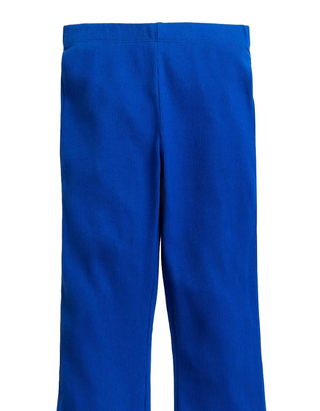 Mini Boden Printed Kick Flare Leggings in Bright Blue