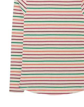 Women's Cotton Breton Top in Natural Multi