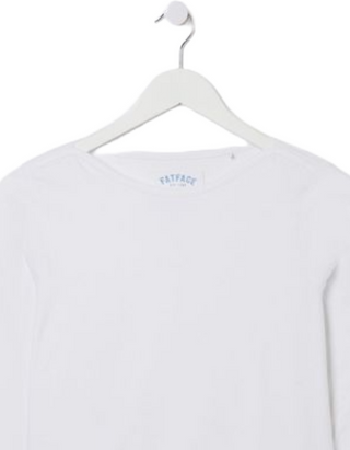 Women's Long Sleeve Bree T-Shirt in White