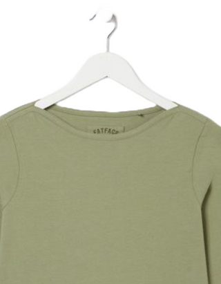 Women's Long Sleeve Bree T-Shirt in Sage Green