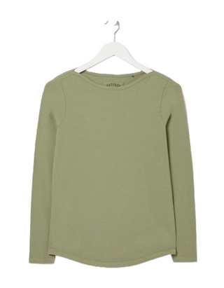 Women's Long Sleeve Bree T-Shirt in Sage Green