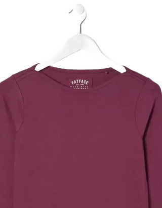 Women's Long Sleeve Bree T-Shirt in Plum