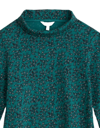 Women's Sunstream Jersey Top in Teal Sprig Kingfisher