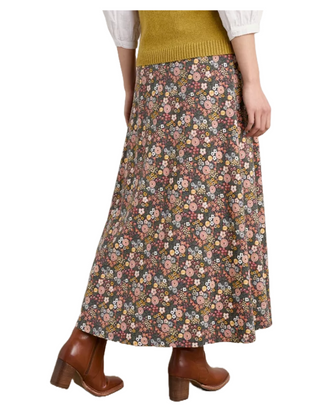 Women's Jersey Ankle-Length Skirt Multi Rose Companion Bord